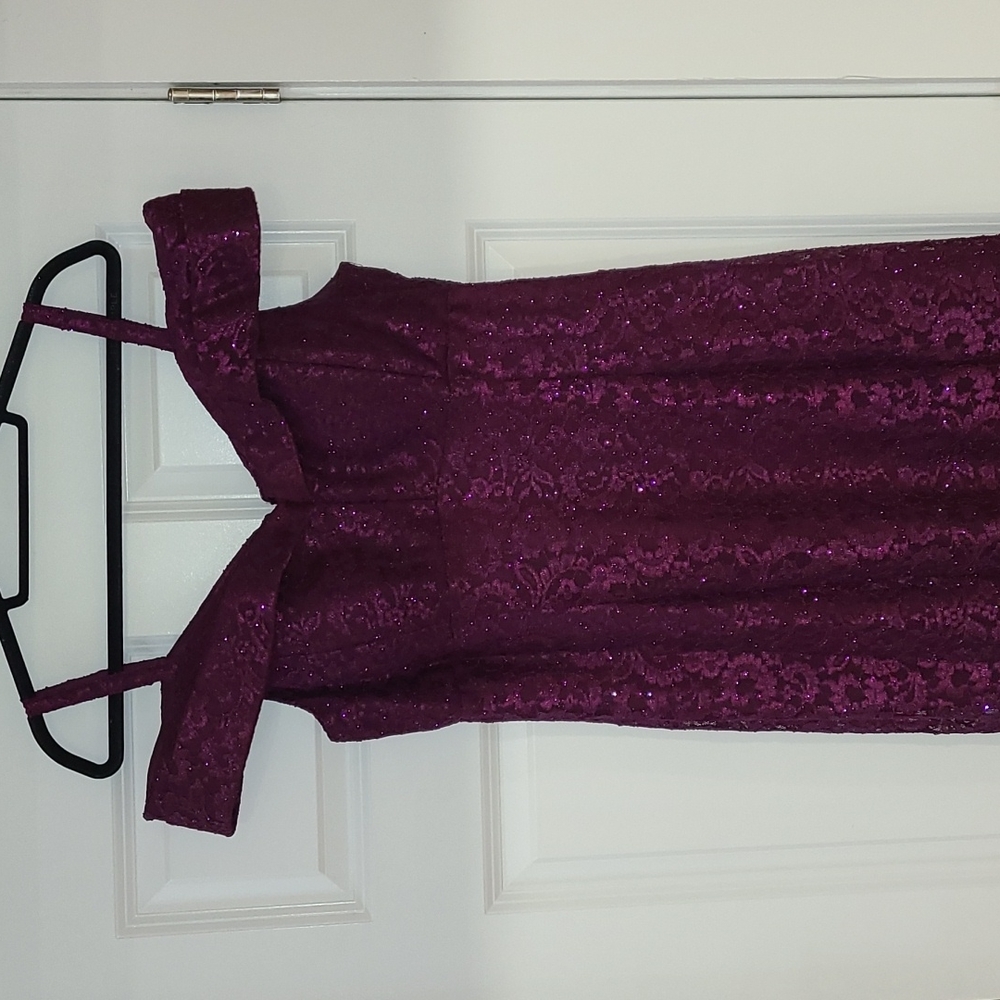 Long purple dress